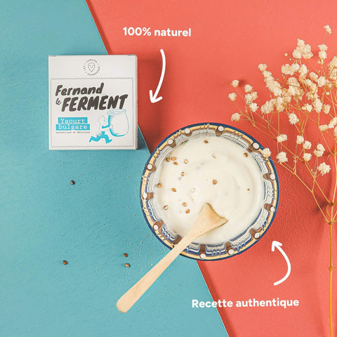 Ferments lyophilisés bio pour yaourt brassé